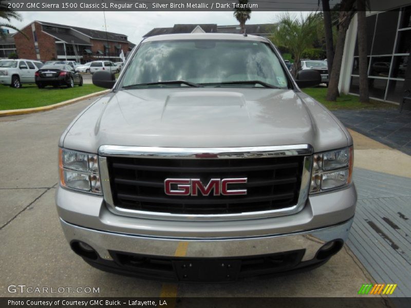 Silver Birch Metallic / Dark Titanium 2007 GMC Sierra 1500 Classic SL Regular Cab