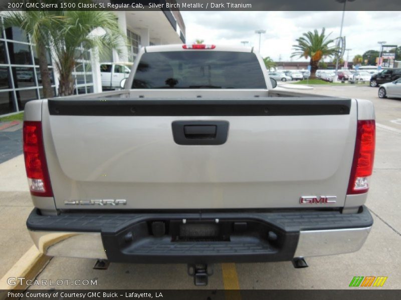 Silver Birch Metallic / Dark Titanium 2007 GMC Sierra 1500 Classic SL Regular Cab