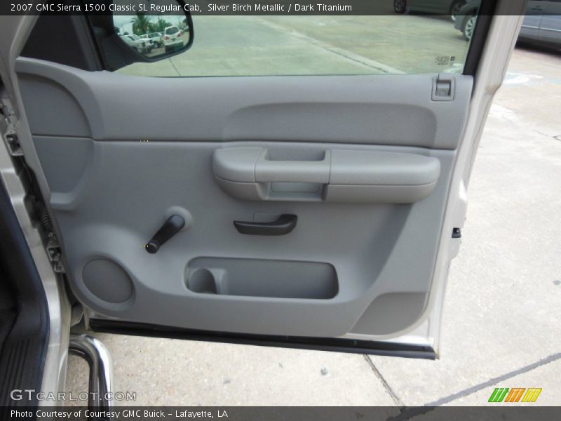 Silver Birch Metallic / Dark Titanium 2007 GMC Sierra 1500 Classic SL Regular Cab