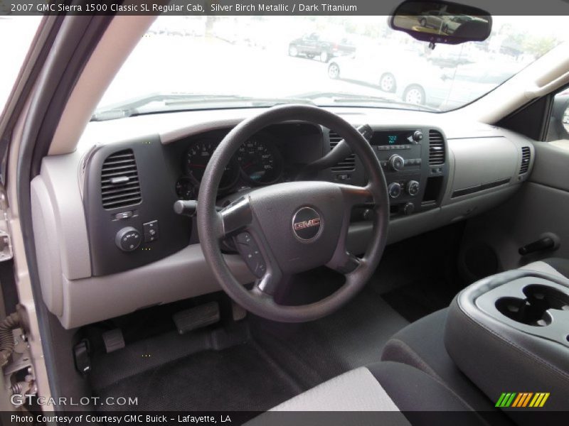 Silver Birch Metallic / Dark Titanium 2007 GMC Sierra 1500 Classic SL Regular Cab