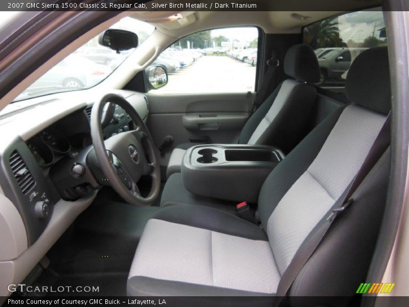 Silver Birch Metallic / Dark Titanium 2007 GMC Sierra 1500 Classic SL Regular Cab