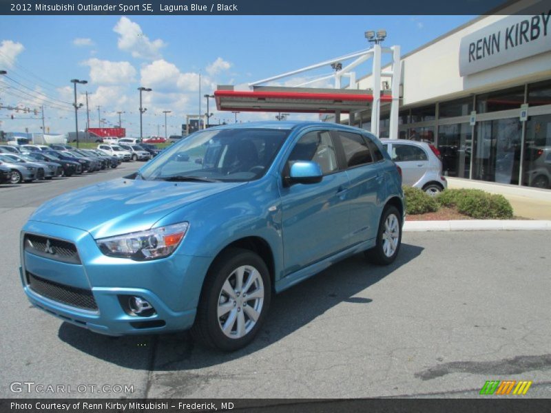 Laguna Blue / Black 2012 Mitsubishi Outlander Sport SE