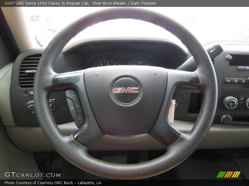 Silver Birch Metallic / Dark Titanium 2007 GMC Sierra 1500 Classic SL Regular Cab