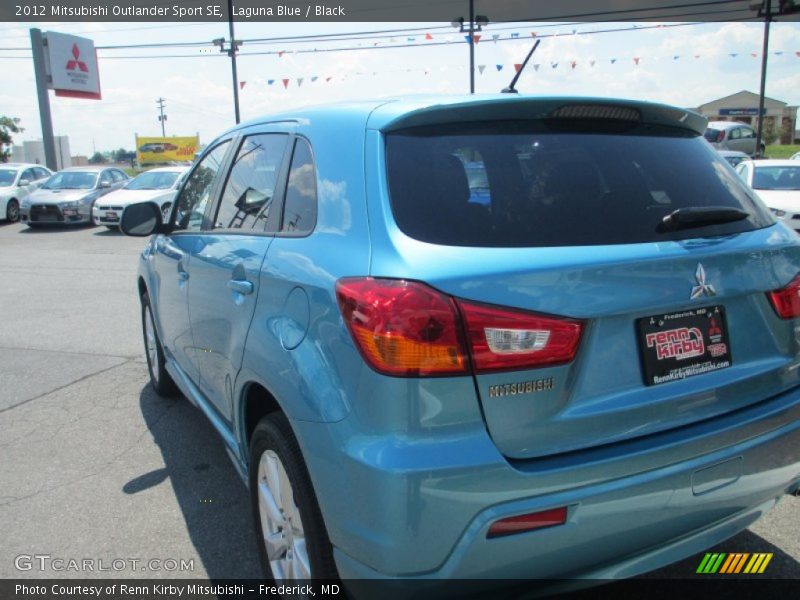Laguna Blue / Black 2012 Mitsubishi Outlander Sport SE