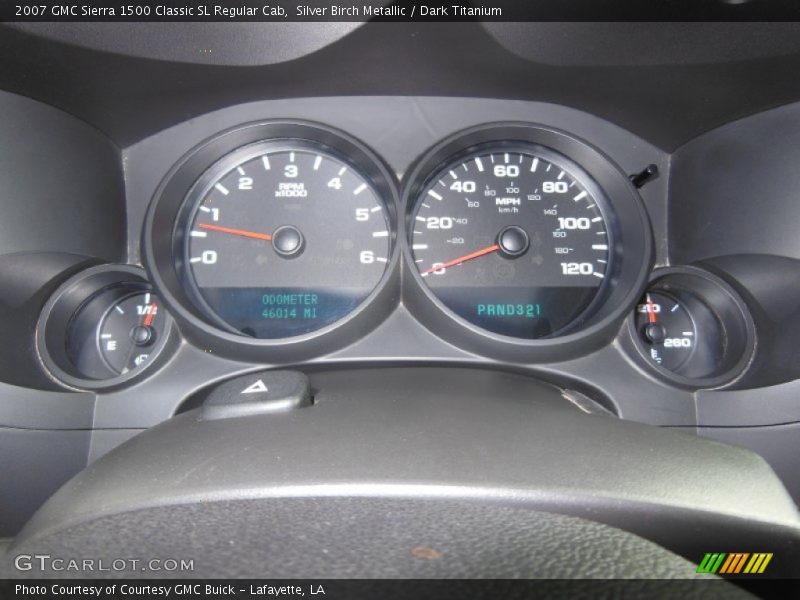 Silver Birch Metallic / Dark Titanium 2007 GMC Sierra 1500 Classic SL Regular Cab