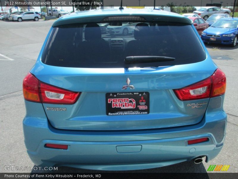 Laguna Blue / Black 2012 Mitsubishi Outlander Sport SE