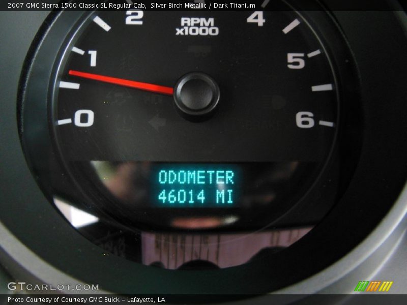 Silver Birch Metallic / Dark Titanium 2007 GMC Sierra 1500 Classic SL Regular Cab