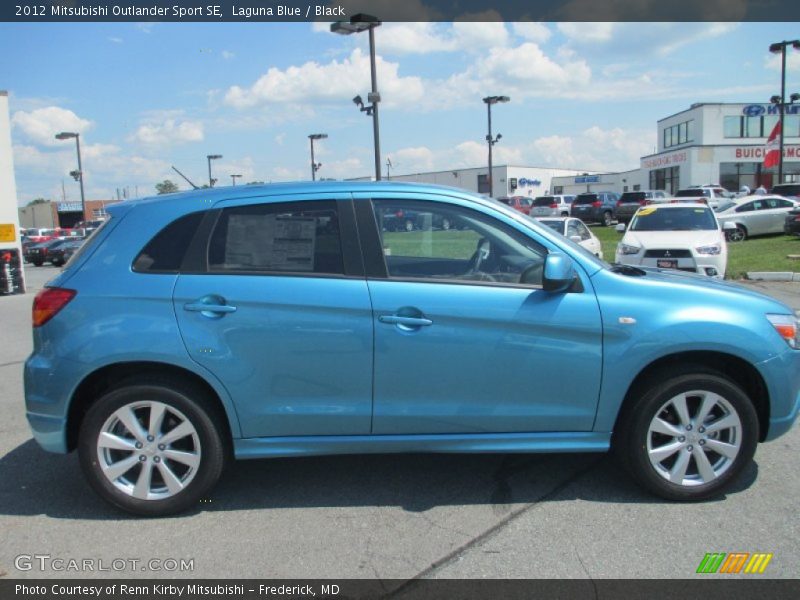 Laguna Blue / Black 2012 Mitsubishi Outlander Sport SE