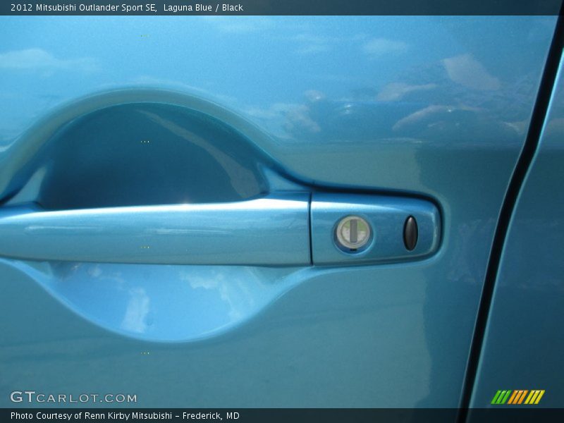 Laguna Blue / Black 2012 Mitsubishi Outlander Sport SE