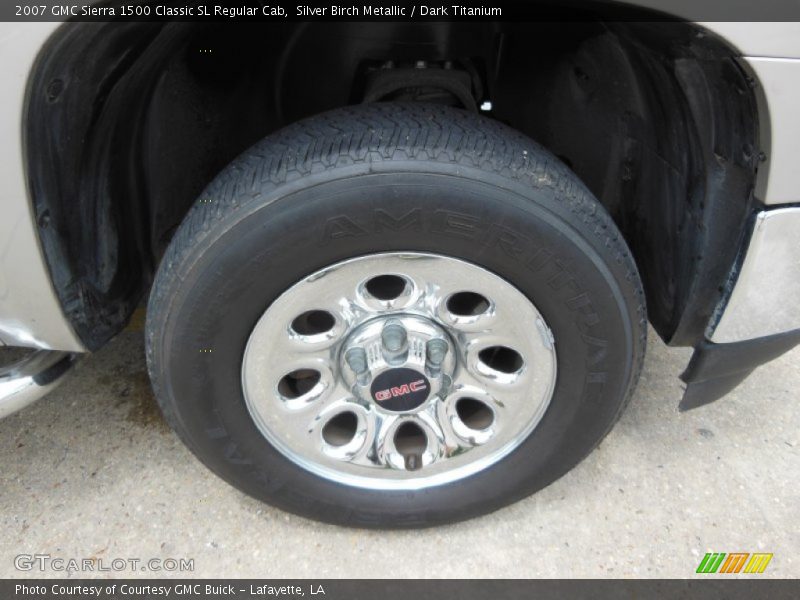 Silver Birch Metallic / Dark Titanium 2007 GMC Sierra 1500 Classic SL Regular Cab