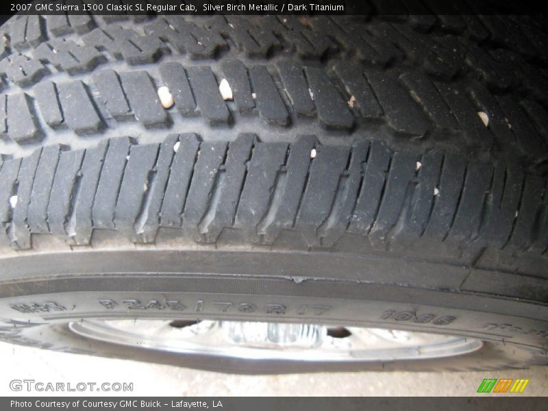 Silver Birch Metallic / Dark Titanium 2007 GMC Sierra 1500 Classic SL Regular Cab