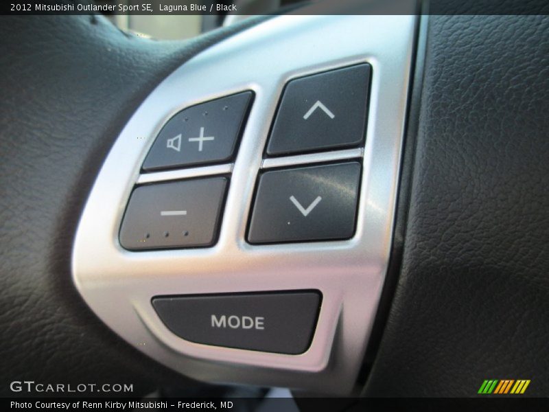 Controls of 2012 Outlander Sport SE