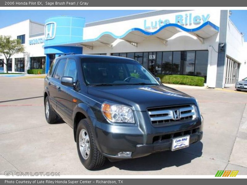 Sage Brush Pearl / Gray 2006 Honda Pilot EX