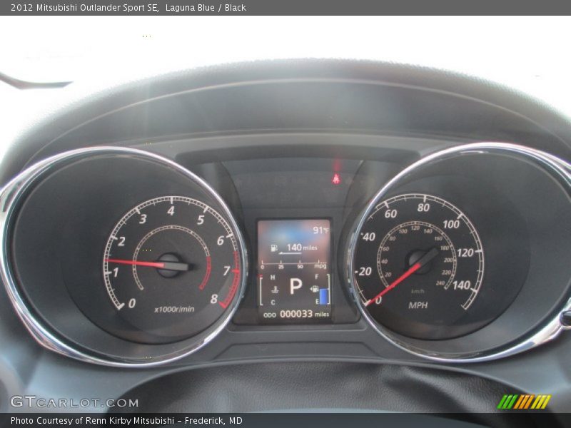  2012 Outlander Sport SE SE Gauges