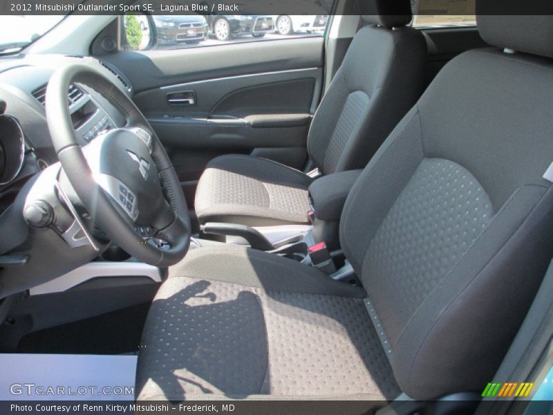 Front Seat of 2012 Outlander Sport SE