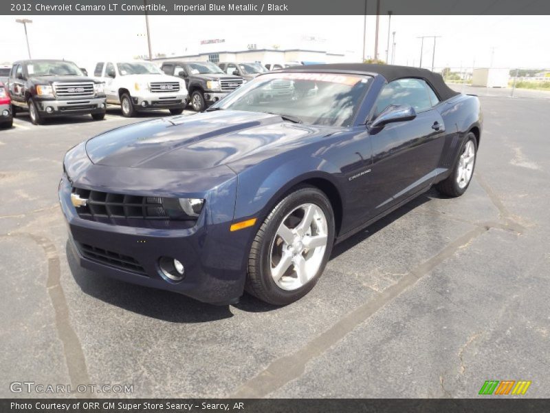 Imperial Blue Metallic / Black 2012 Chevrolet Camaro LT Convertible