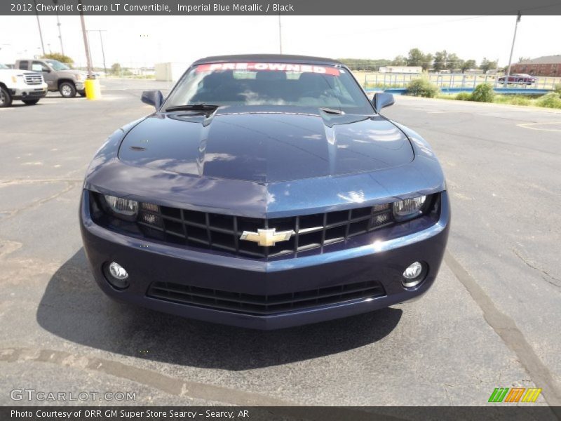 Imperial Blue Metallic / Black 2012 Chevrolet Camaro LT Convertible