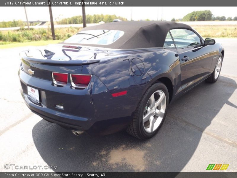 Imperial Blue Metallic / Black 2012 Chevrolet Camaro LT Convertible