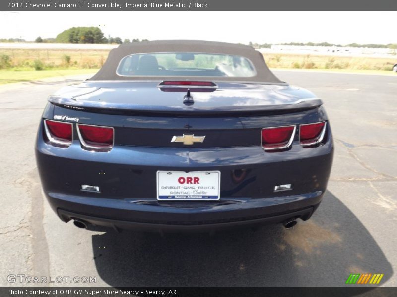 Imperial Blue Metallic / Black 2012 Chevrolet Camaro LT Convertible