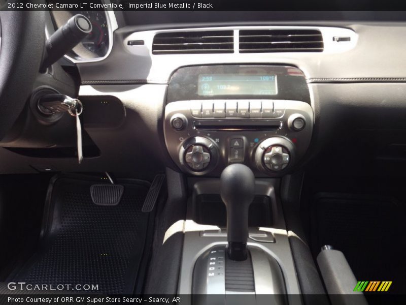 Imperial Blue Metallic / Black 2012 Chevrolet Camaro LT Convertible