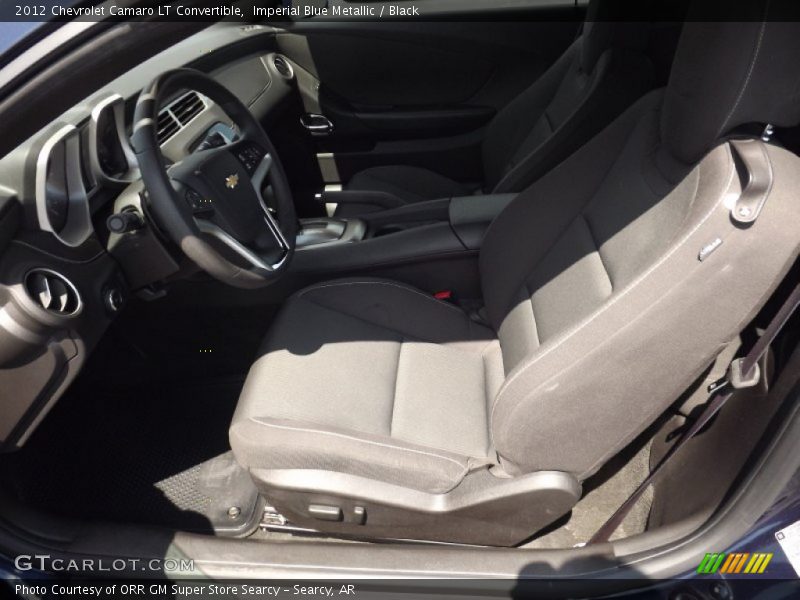 Imperial Blue Metallic / Black 2012 Chevrolet Camaro LT Convertible