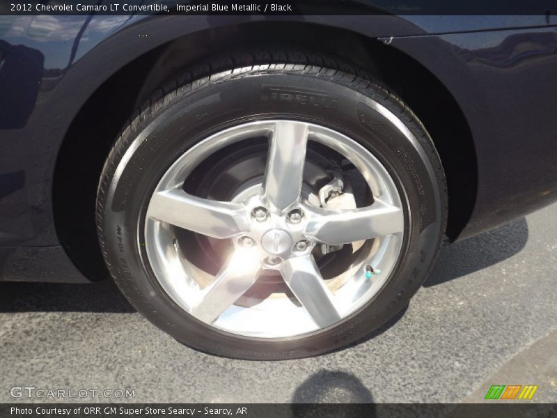 Imperial Blue Metallic / Black 2012 Chevrolet Camaro LT Convertible