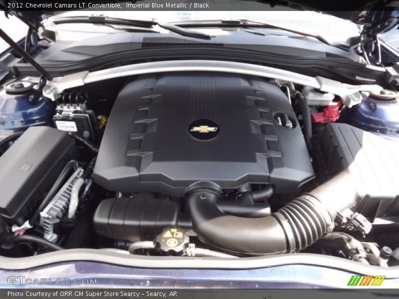 Imperial Blue Metallic / Black 2012 Chevrolet Camaro LT Convertible