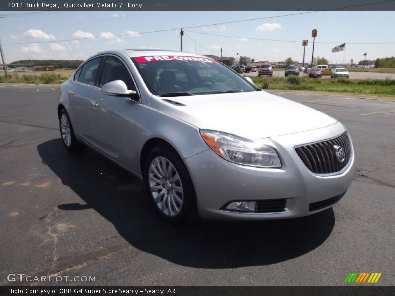 Quicksilver Metallic / Ebony 2012 Buick Regal