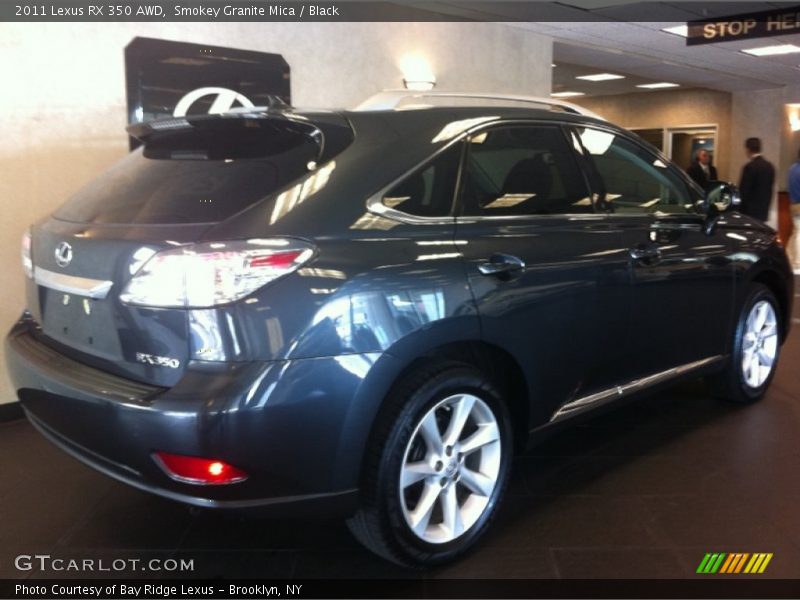 Smokey Granite Mica / Black 2011 Lexus RX 350 AWD