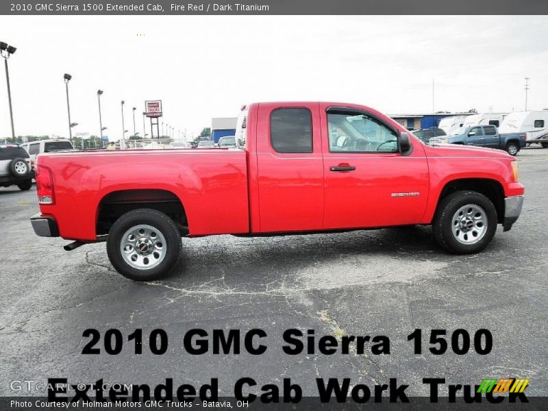 Fire Red / Dark Titanium 2010 GMC Sierra 1500 Extended Cab