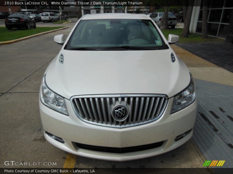 White Diamond Tricoat / Dark Titanium/Light Titanium 2010 Buick LaCrosse CXL