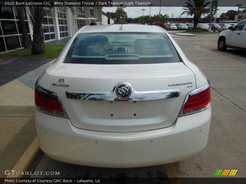 White Diamond Tricoat / Dark Titanium/Light Titanium 2010 Buick LaCrosse CXL