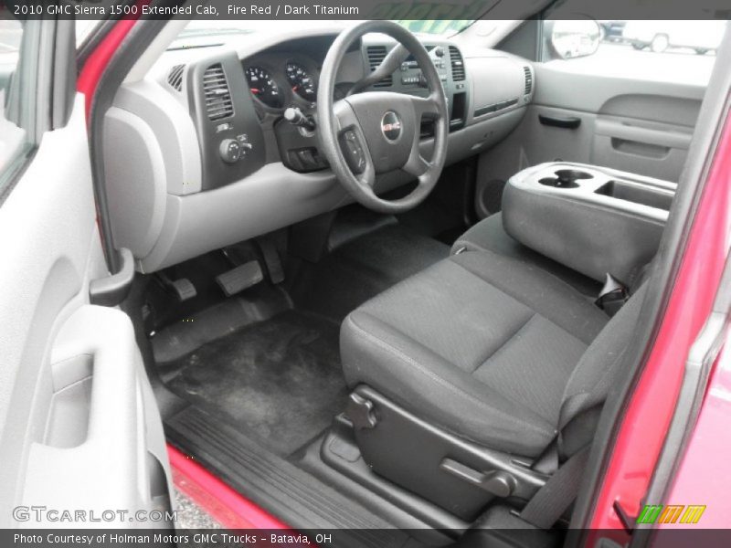 Fire Red / Dark Titanium 2010 GMC Sierra 1500 Extended Cab