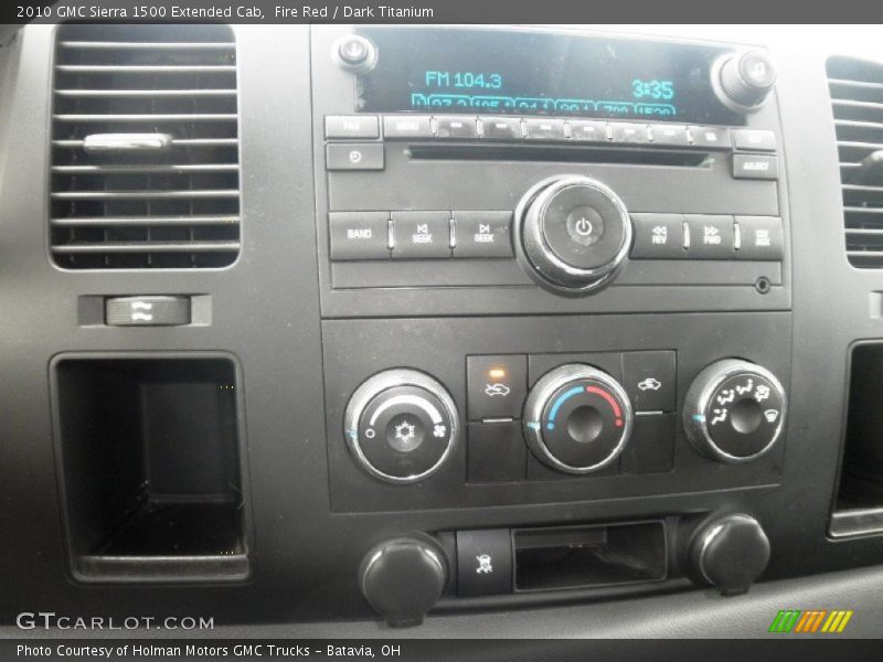 Fire Red / Dark Titanium 2010 GMC Sierra 1500 Extended Cab