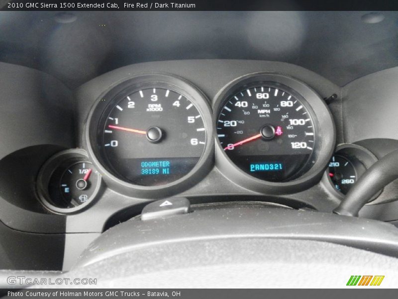 Fire Red / Dark Titanium 2010 GMC Sierra 1500 Extended Cab