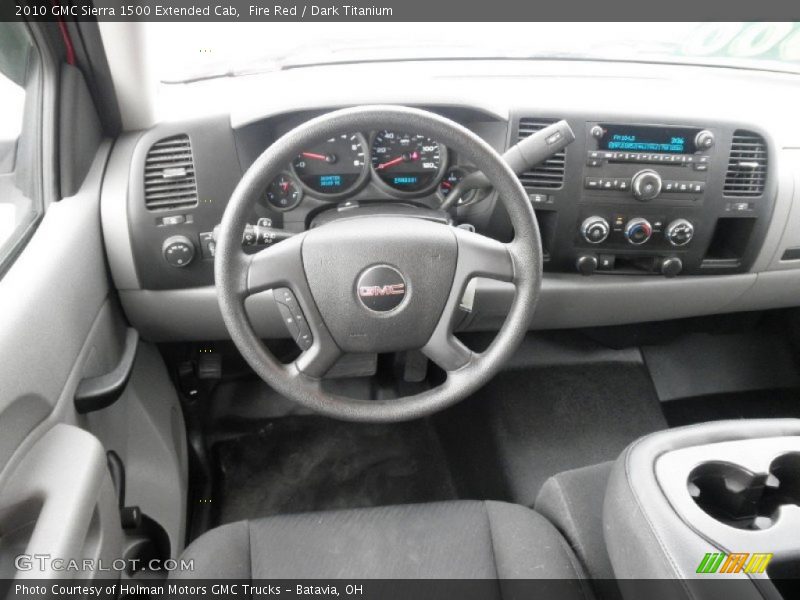 Fire Red / Dark Titanium 2010 GMC Sierra 1500 Extended Cab