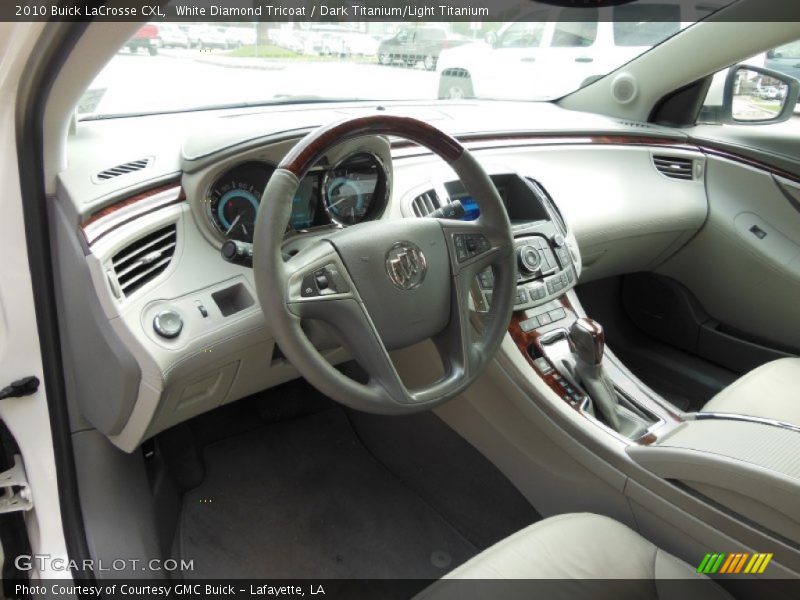White Diamond Tricoat / Dark Titanium/Light Titanium 2010 Buick LaCrosse CXL
