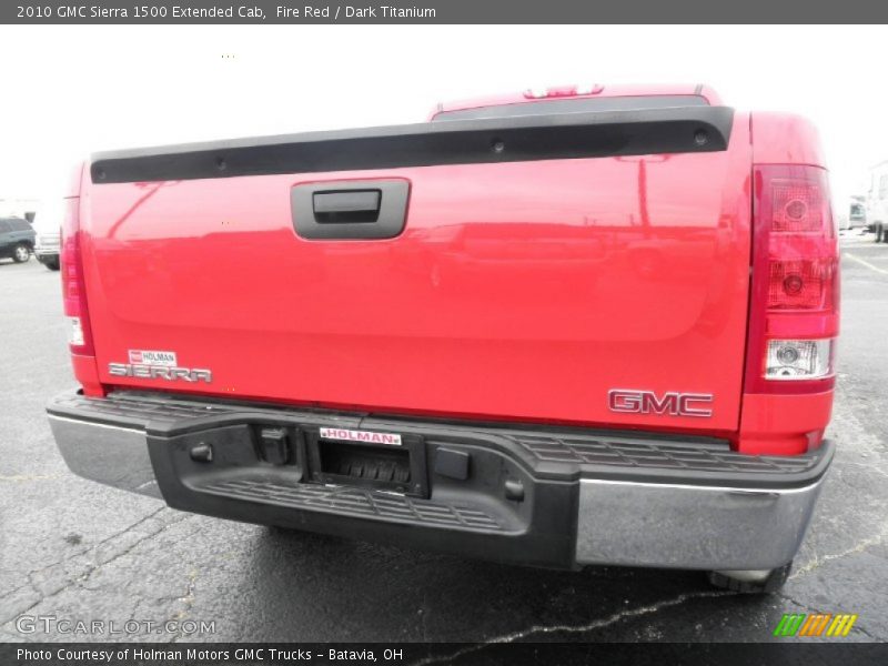 Fire Red / Dark Titanium 2010 GMC Sierra 1500 Extended Cab