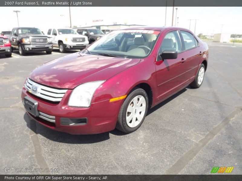 Redfire Metallic / Light Stone 2007 Ford Fusion S
