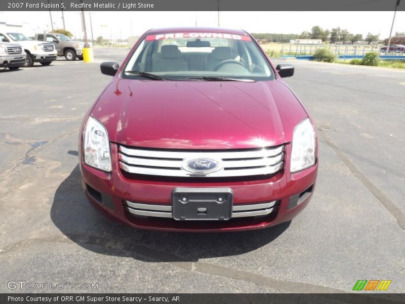 Redfire Metallic / Light Stone 2007 Ford Fusion S