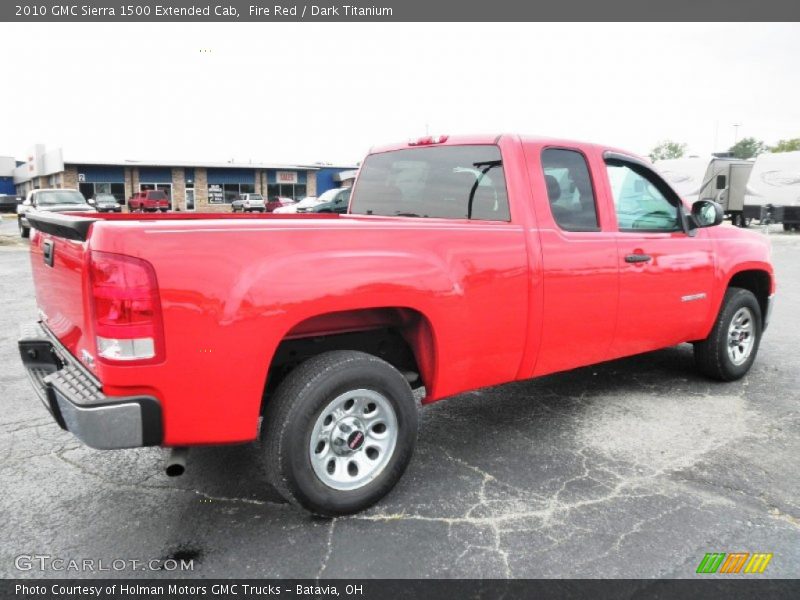 Fire Red / Dark Titanium 2010 GMC Sierra 1500 Extended Cab
