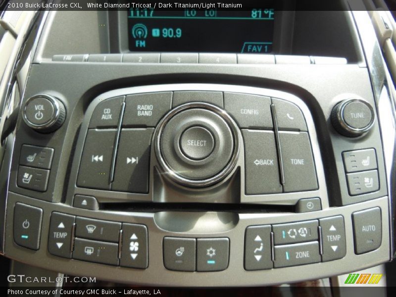 White Diamond Tricoat / Dark Titanium/Light Titanium 2010 Buick LaCrosse CXL