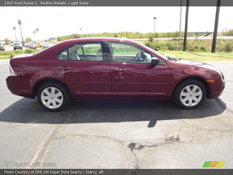 Redfire Metallic / Light Stone 2007 Ford Fusion S
