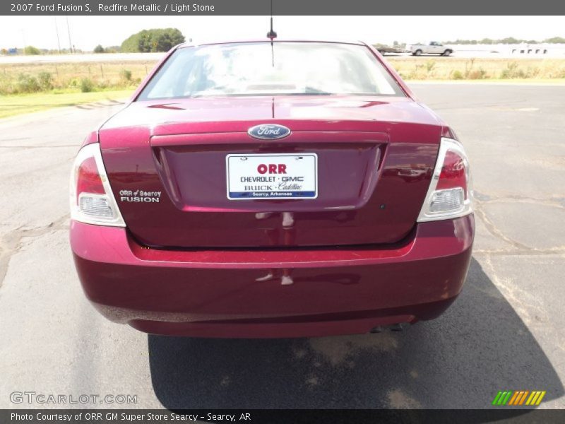 Redfire Metallic / Light Stone 2007 Ford Fusion S