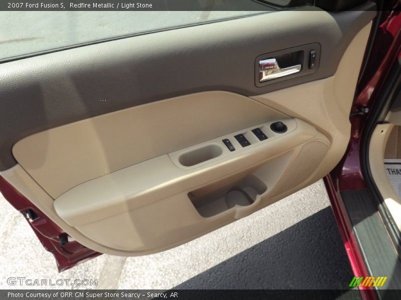 Redfire Metallic / Light Stone 2007 Ford Fusion S
