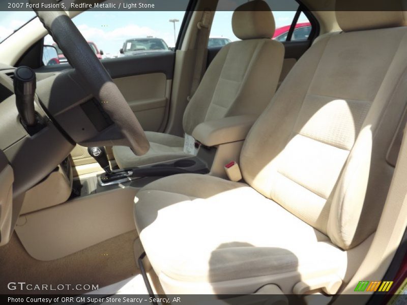 Redfire Metallic / Light Stone 2007 Ford Fusion S