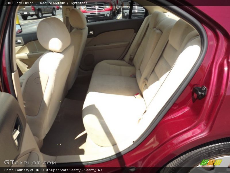 Redfire Metallic / Light Stone 2007 Ford Fusion S