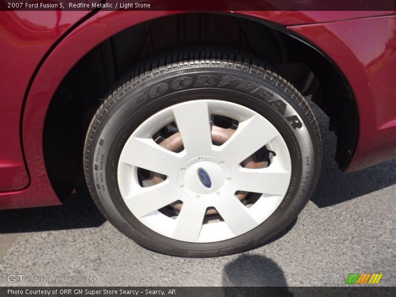 Redfire Metallic / Light Stone 2007 Ford Fusion S