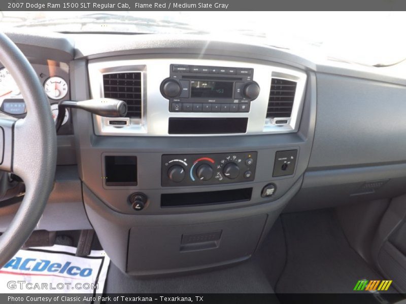 Flame Red / Medium Slate Gray 2007 Dodge Ram 1500 SLT Regular Cab