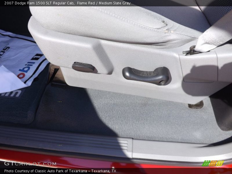 Flame Red / Medium Slate Gray 2007 Dodge Ram 1500 SLT Regular Cab
